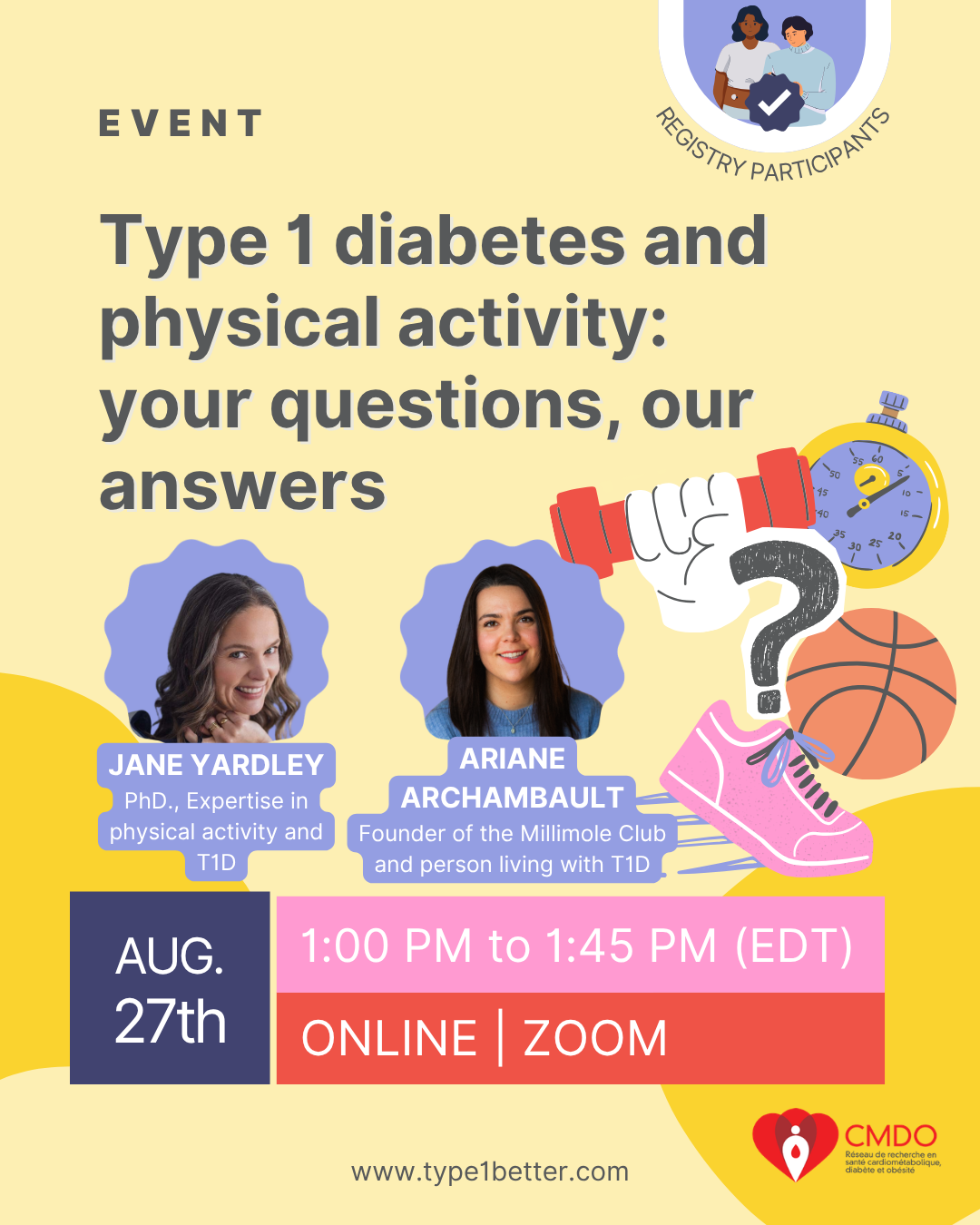 Type 1 diabetes and physical activity: your questions, our answers